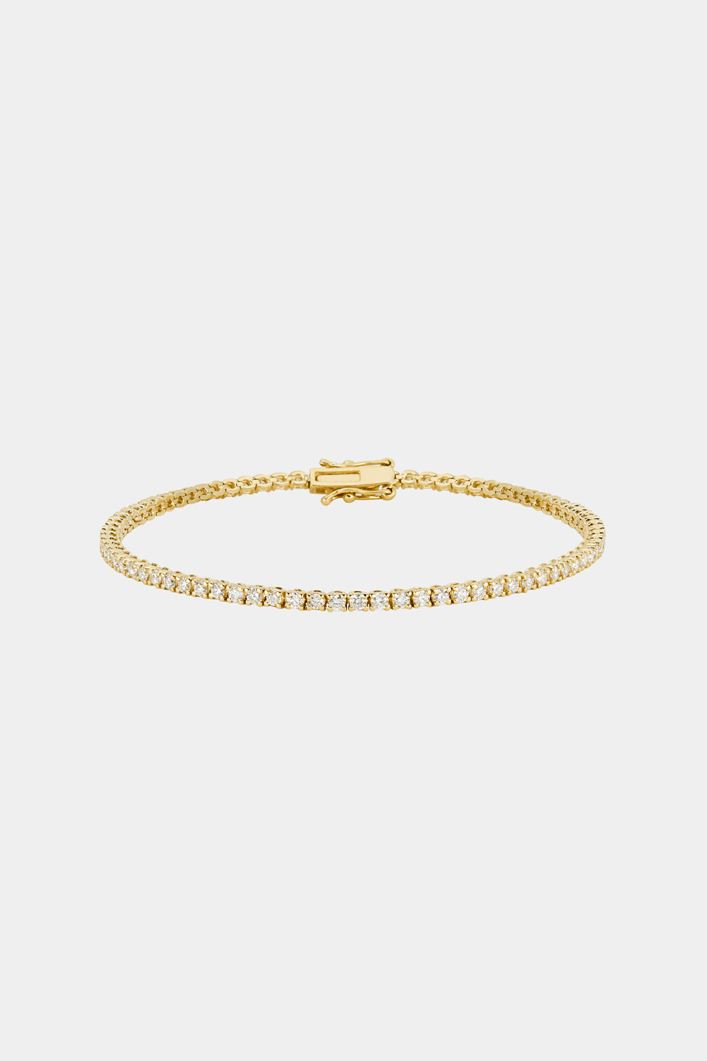 Tennis Bracelet 0.02ct | 18K Yellow Gold| Natasha Schweitzer
