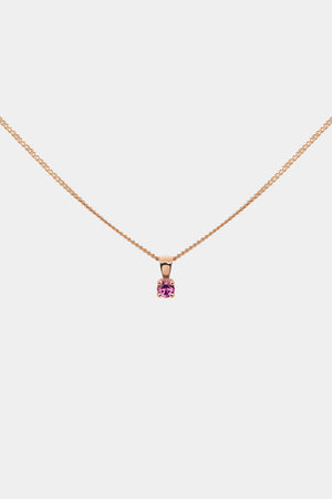Birthstone Pendant | 9K Rose Gold | Natasha Schweitzer