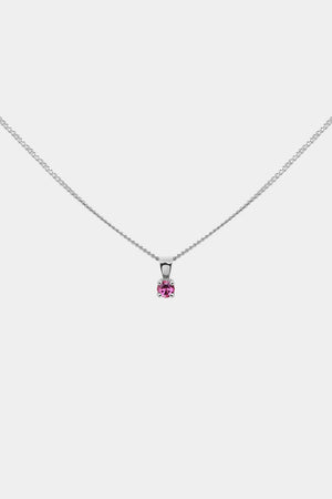 Birthstone Pendant | 9K White Gold | Natasha Schweitzer