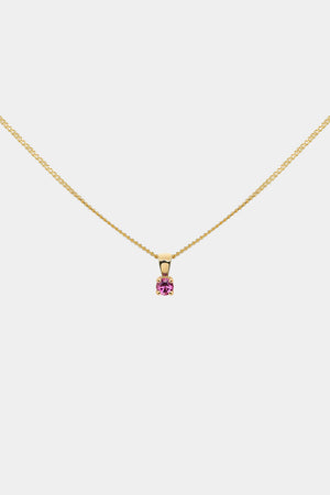 Birthstone Pendant | 9K Yellow Gold | Natasha Schweitzer