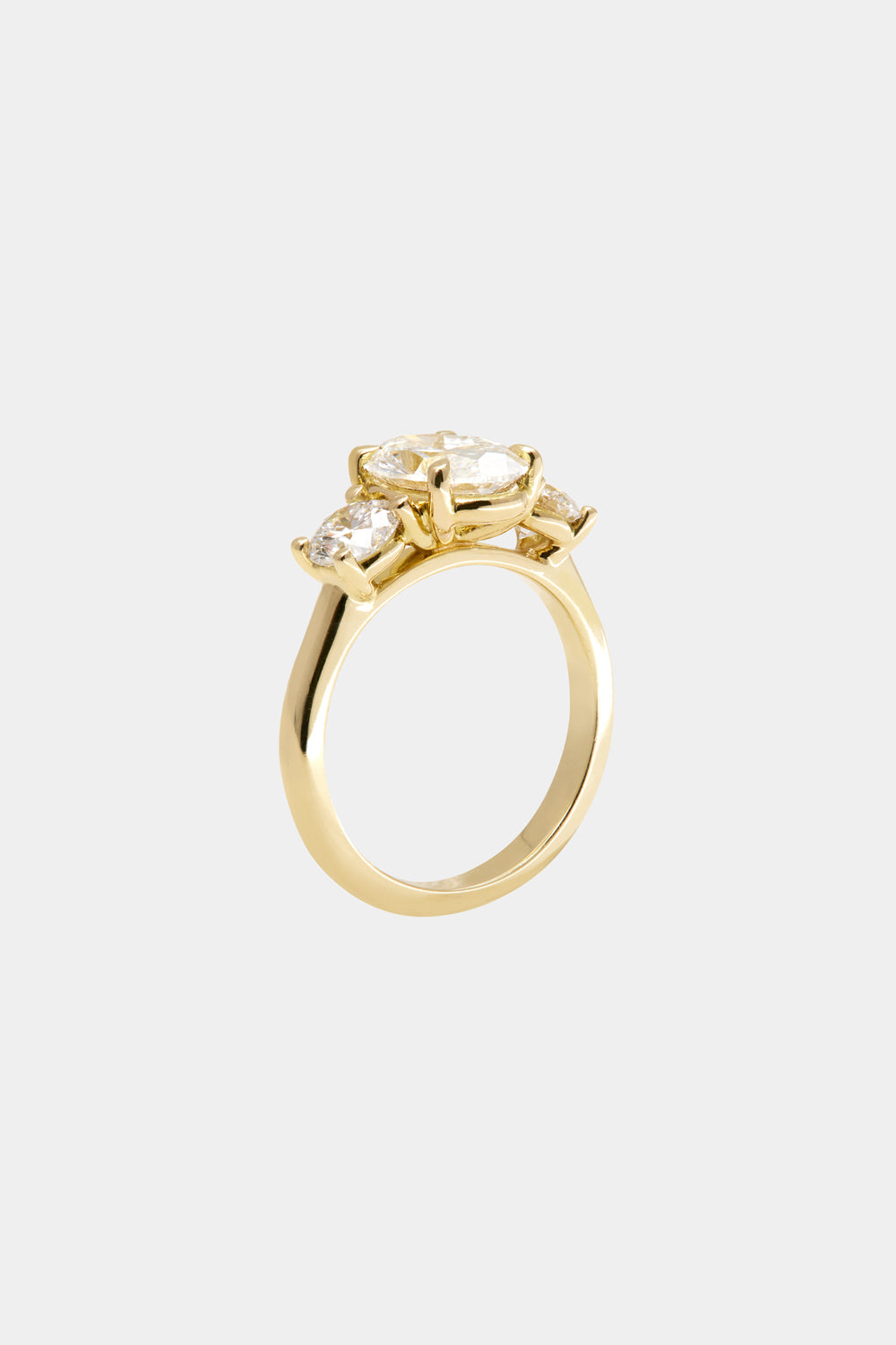 Trilogy Diamond Ring | 18K Gold| Natasha Schweitzer