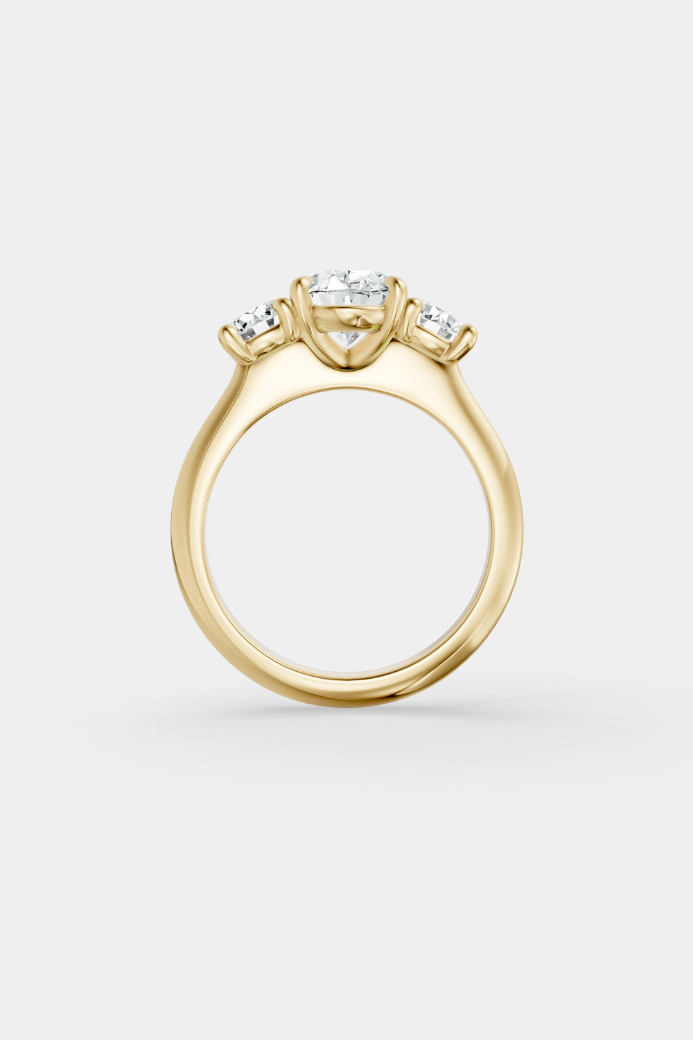 Trilogy Diamond Ring | 18K Gold