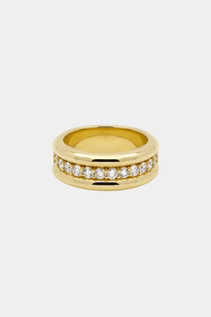 Triple Orielle Diamond Ring | 18K Yellow Gold | Natasha Schweitzer