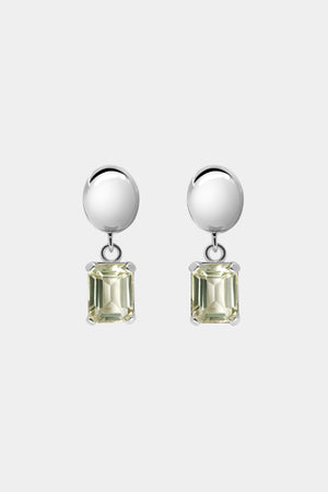 Vivienne Mint Quartz Earrings | Silver | Natasha Schweitzer