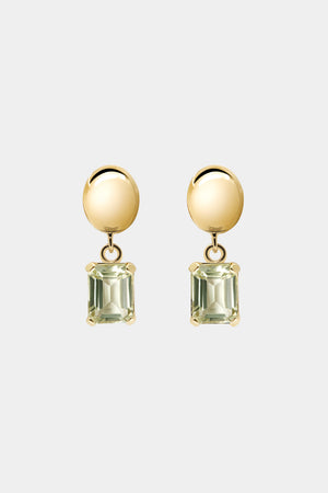 Vivienne Mint Quartz Earrings | 9K Yellow Gold | Natasha Schweitzer