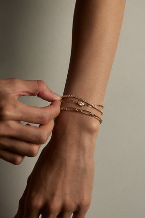 Mini Lennox Bracelet | Gold, More Options Available | Natasha Schweitzer
