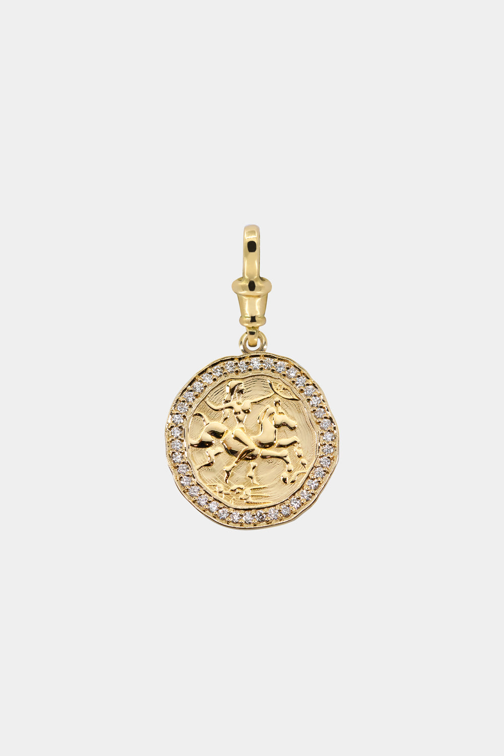 Warrior Coin Attachment | Yellow Gold