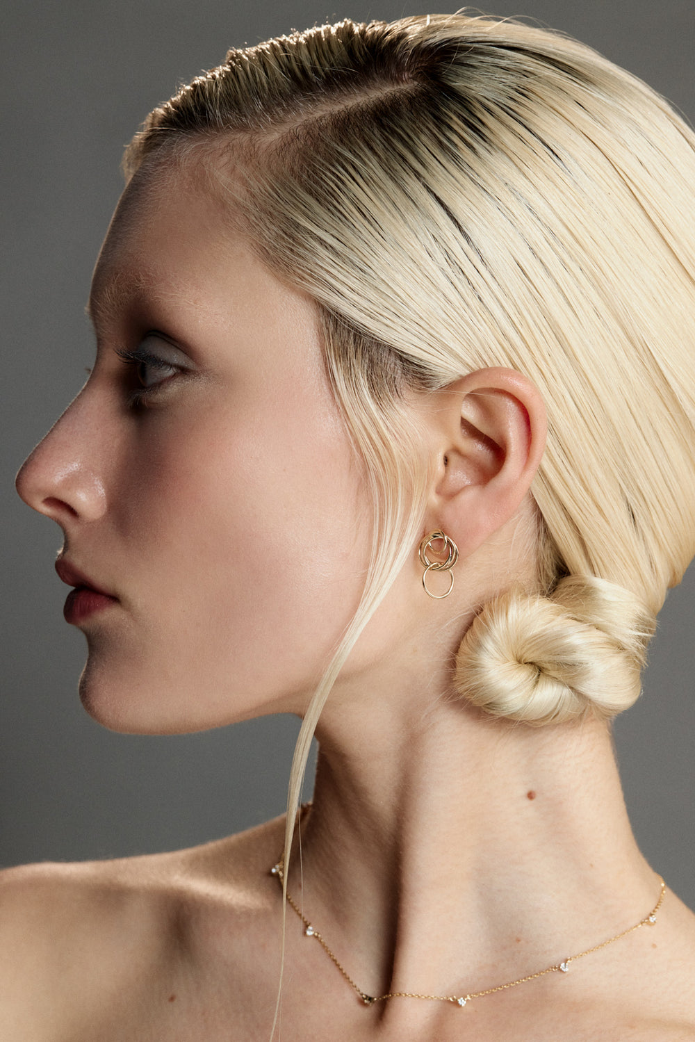 Mini Stevie Earrings | 9K Yellow Gold| Natasha Schweitzer