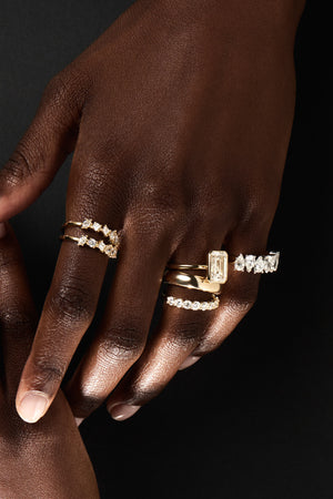 Verona Diamond Band | 18K Yellow Gold | Natasha Schweitzer