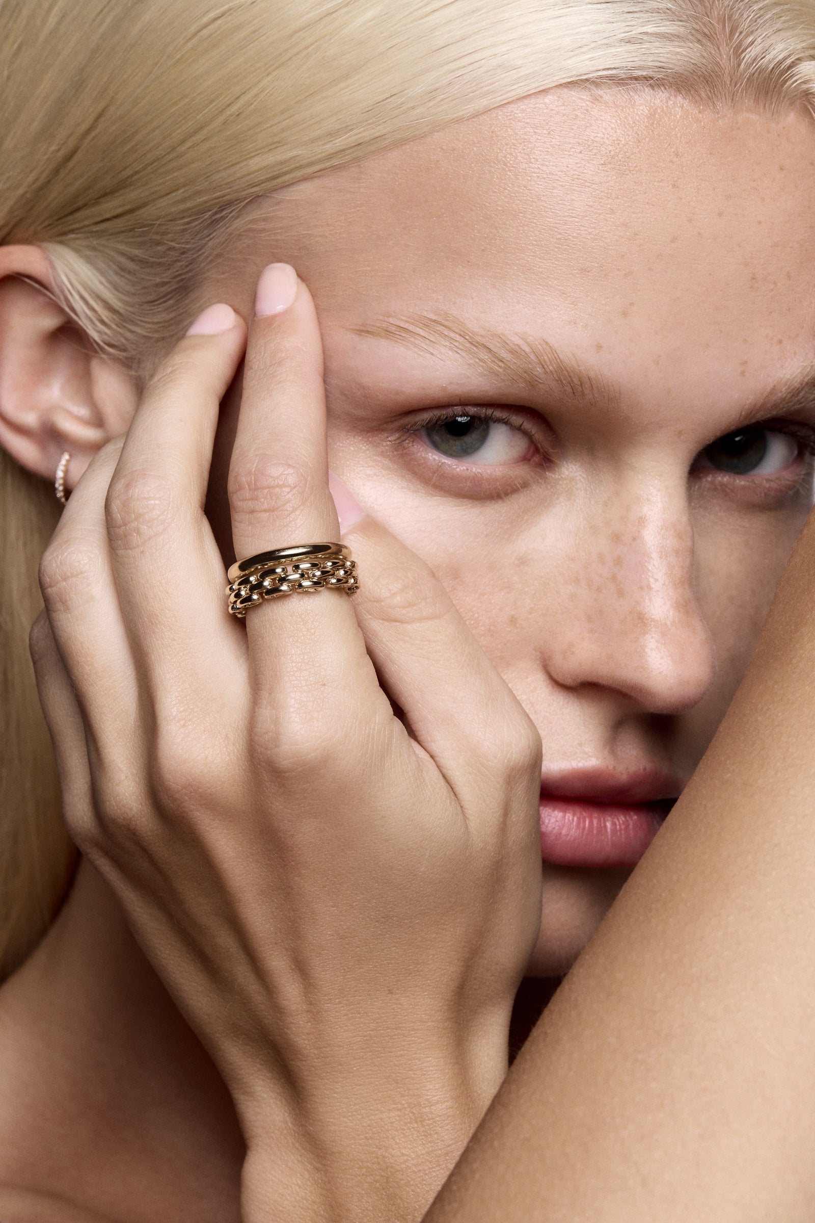Margot Diamond Chain Ring | 18K Yellow Gold| Natasha Schweitzer