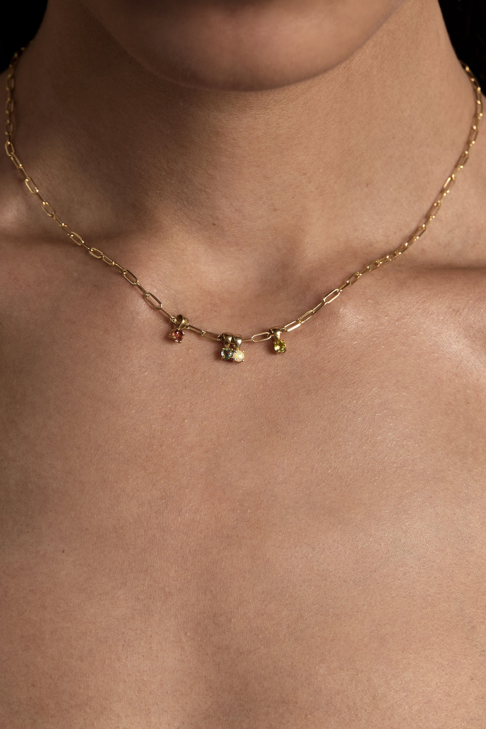 Birthstone Necklace | 9K Yellow Gold