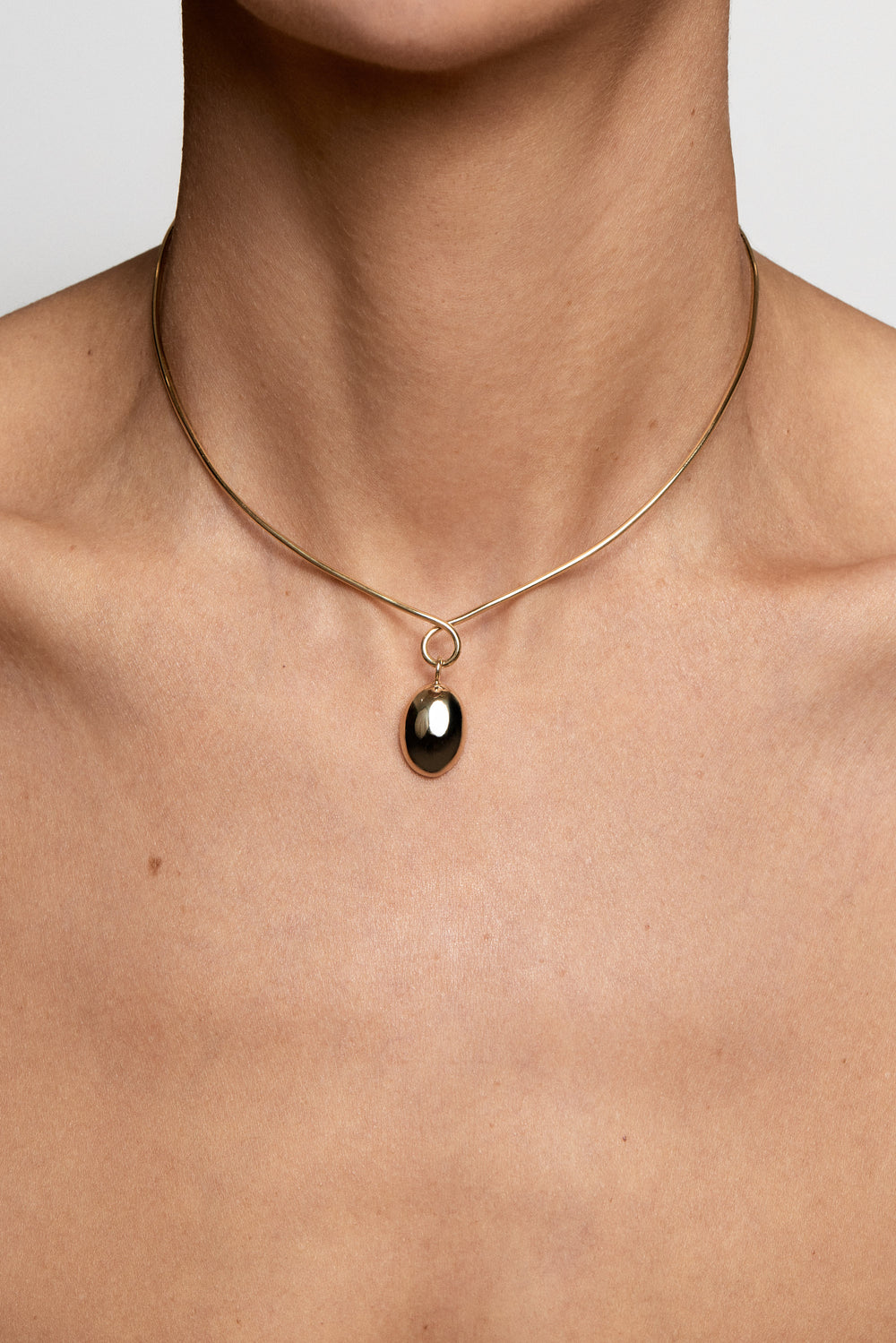 Omega Loop Necklace | Silver, Customise| Natasha Schweitzer