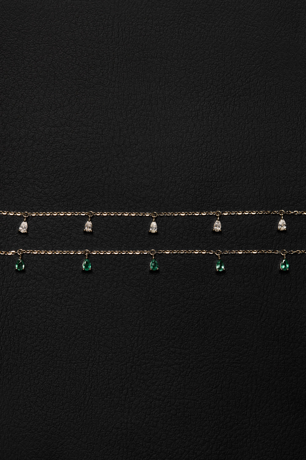 Ilona Pear Emerald Necklace | 18K Yellow Gold| Natasha Schweitzer