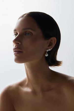 Pearl Studs | 9K Yellow Gold | Natasha Schweitzer