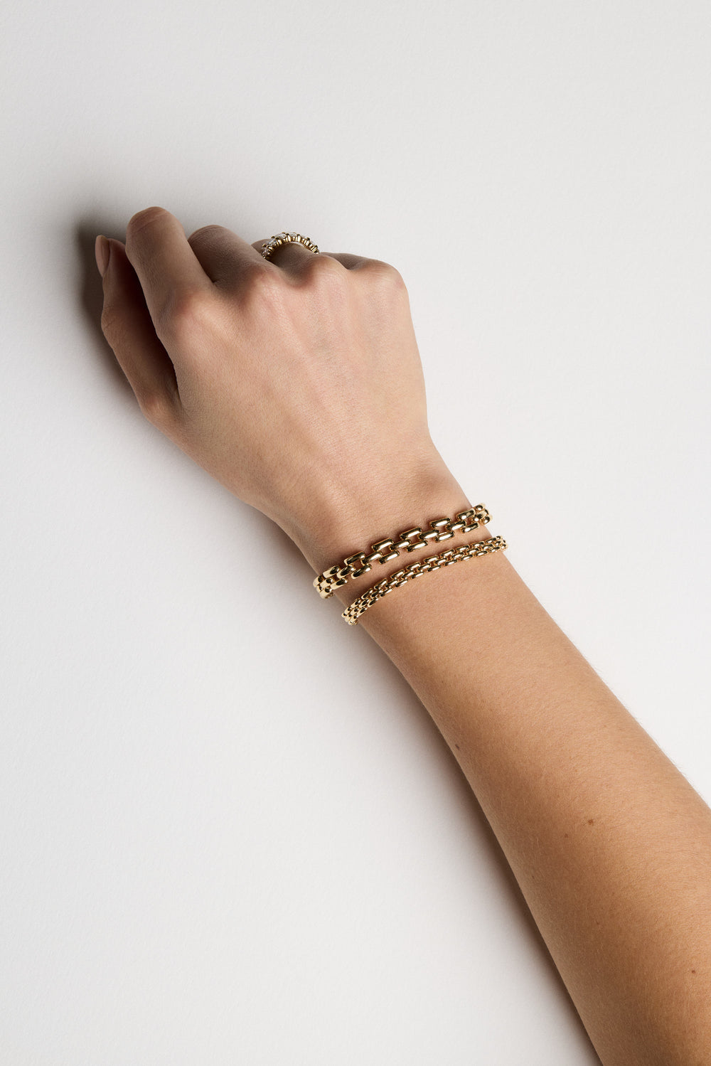 Margot Chain Bracelet | Silver or 9K White Gold| Natasha Schweitzer