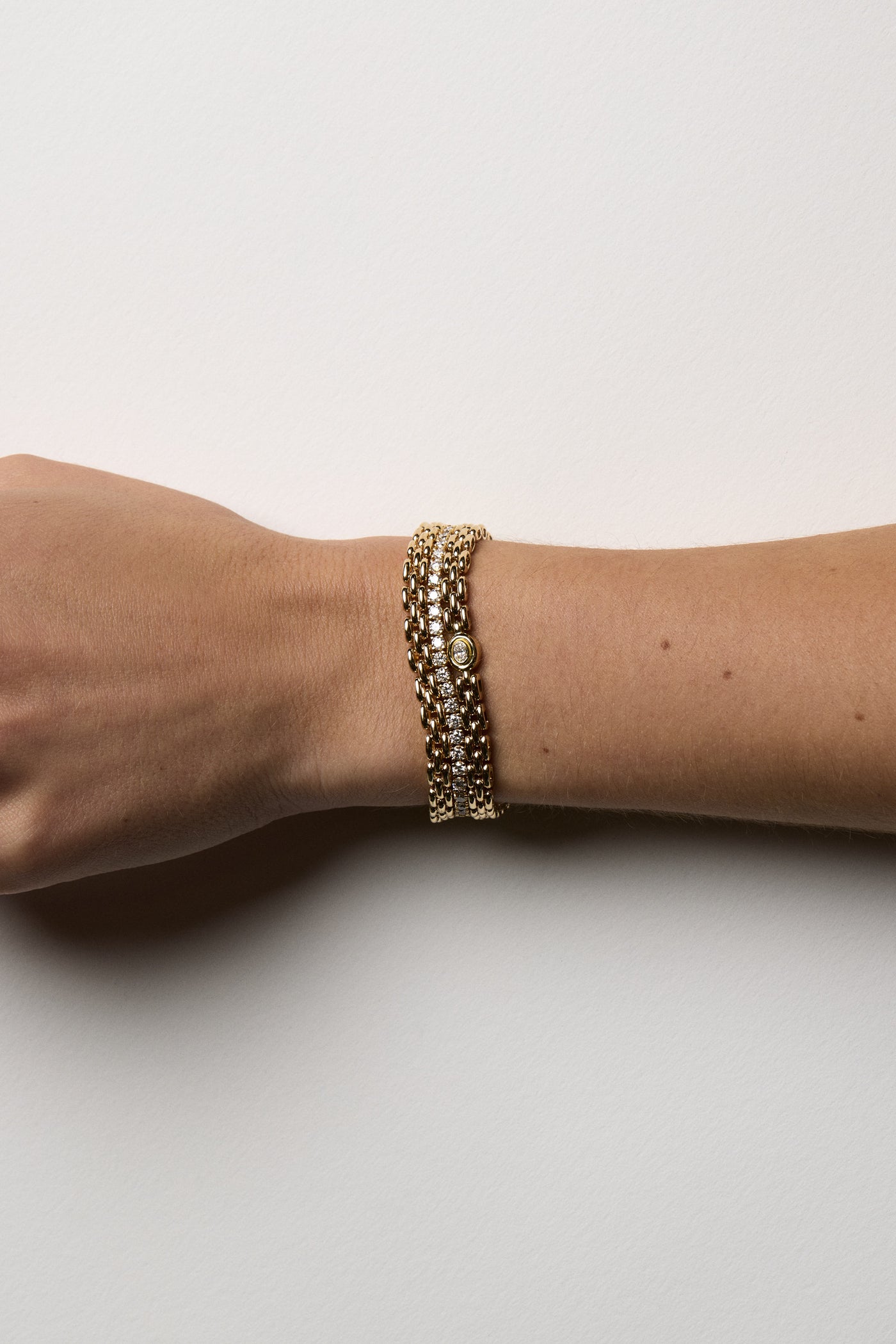 Mini Margot Diamond Bracelet | 9K White Gold