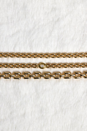 Oval Diamond Mini Margot Chain Bracelet | 9K White Gold | Natasha Schweitzer