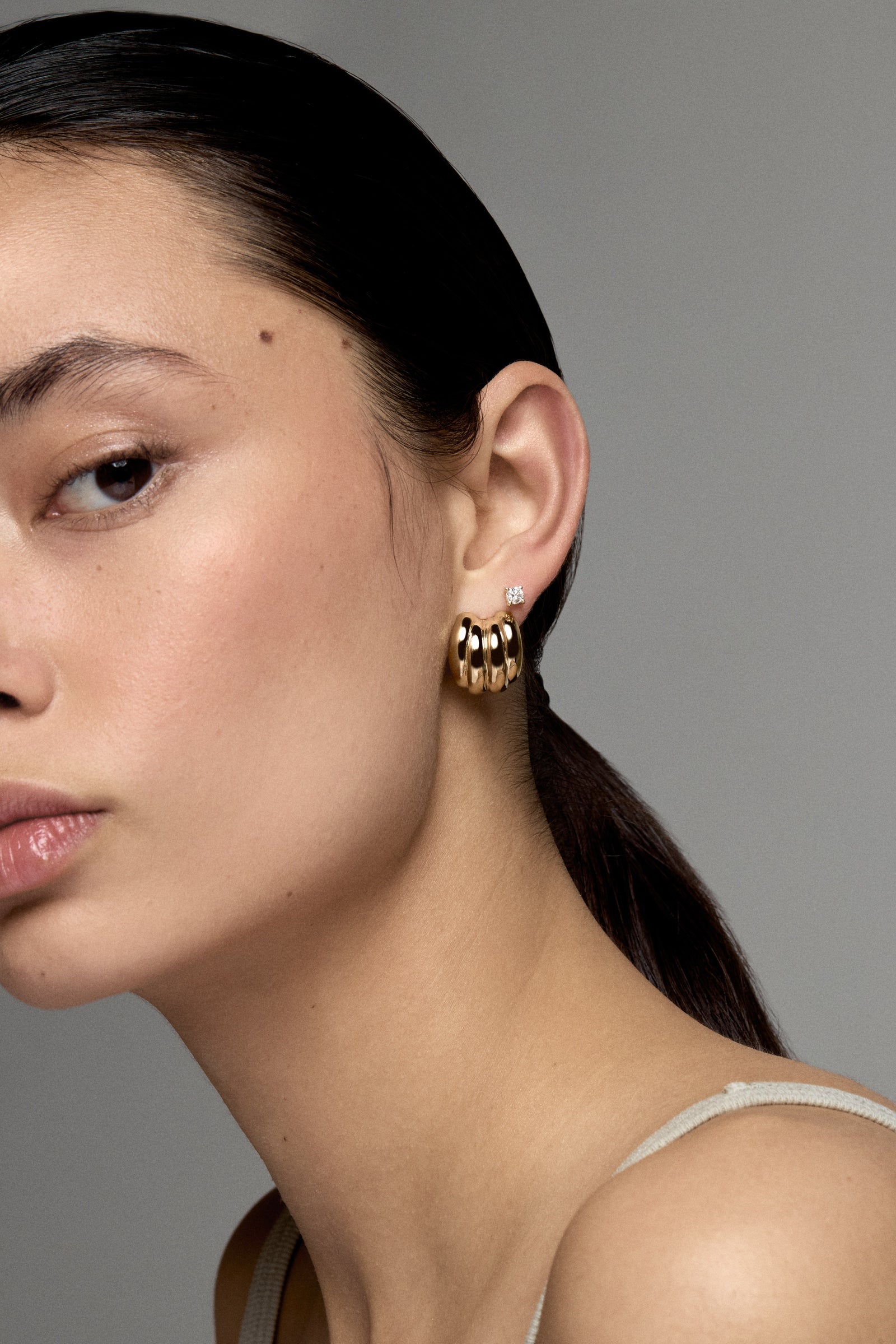 Jamie Earrings | Gold| Natasha Schweitzer