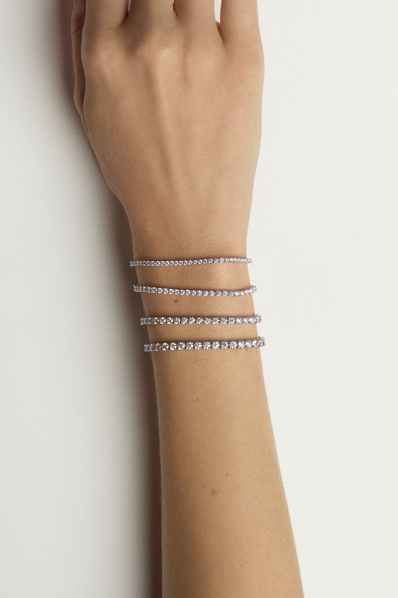 Tennis Bracelet 0.02ct | 18K Yellow Gold| Natasha Schweitzer
