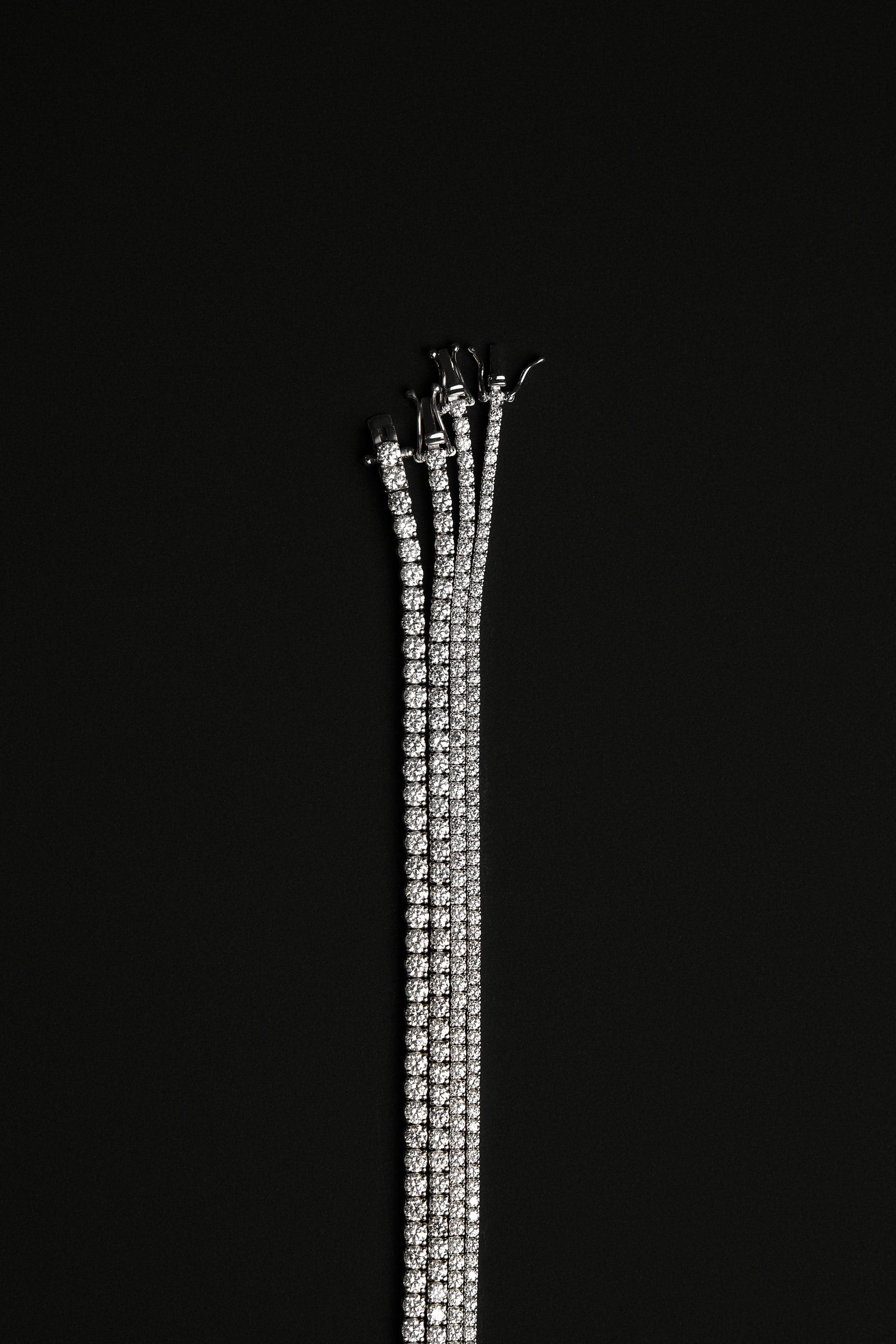 Tennis Bracelet 0.08ct | 18K White Gold| Natasha Schweitzer