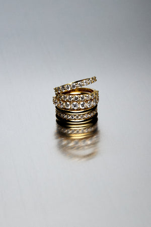 Double Band Georgie Ring | 18K Yellow Gold | Natasha Schweitzer