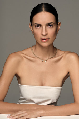 Large Diamond Huggies | 18K Yellow Gold | Natasha Schweitzer