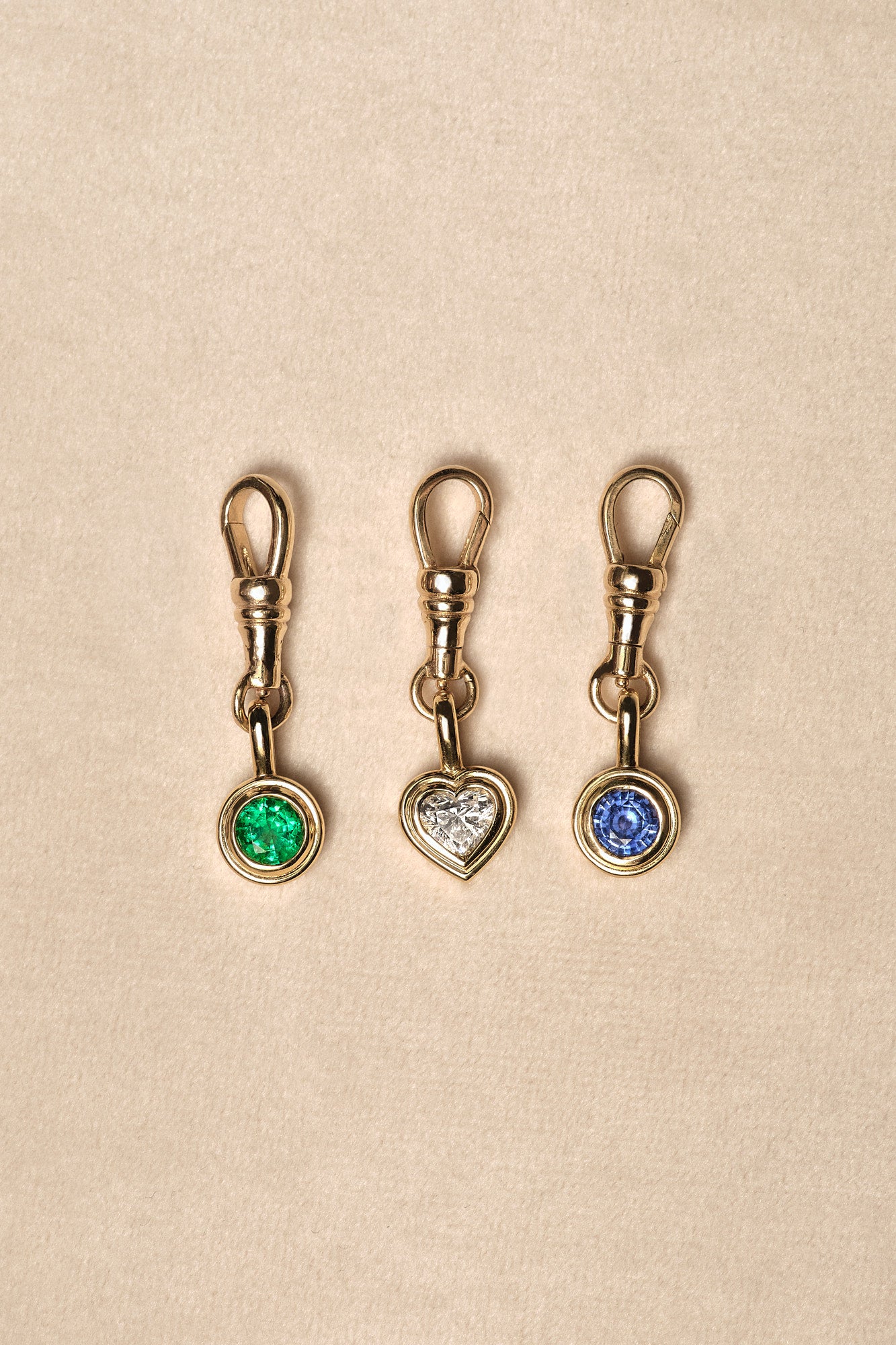 Roma Round Gemstone Pendant | Yellow Gold, More Options Available| Natasha Schweitzer