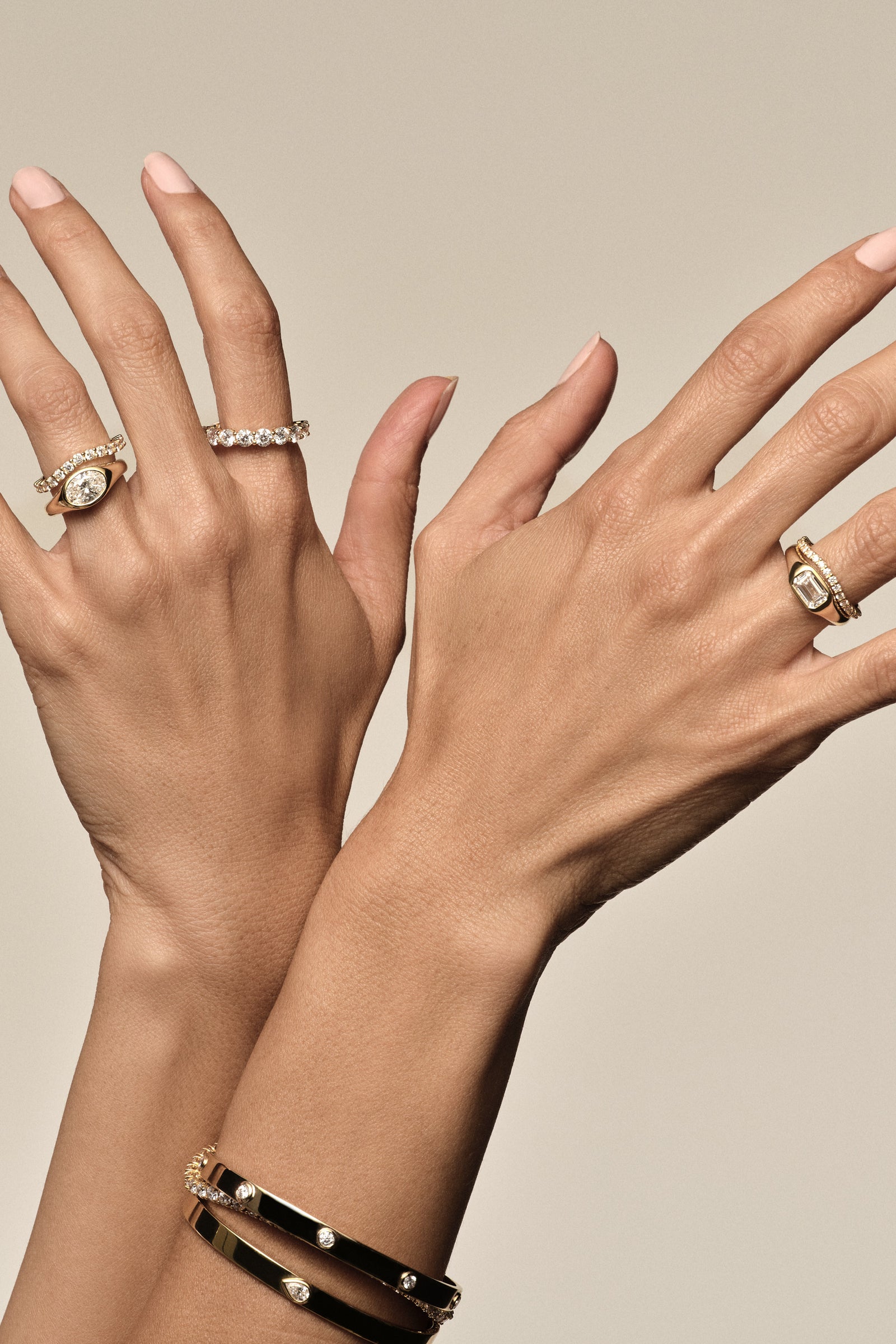 Insignia Diamond Band | 18K White Gold| Natasha Schweitzer