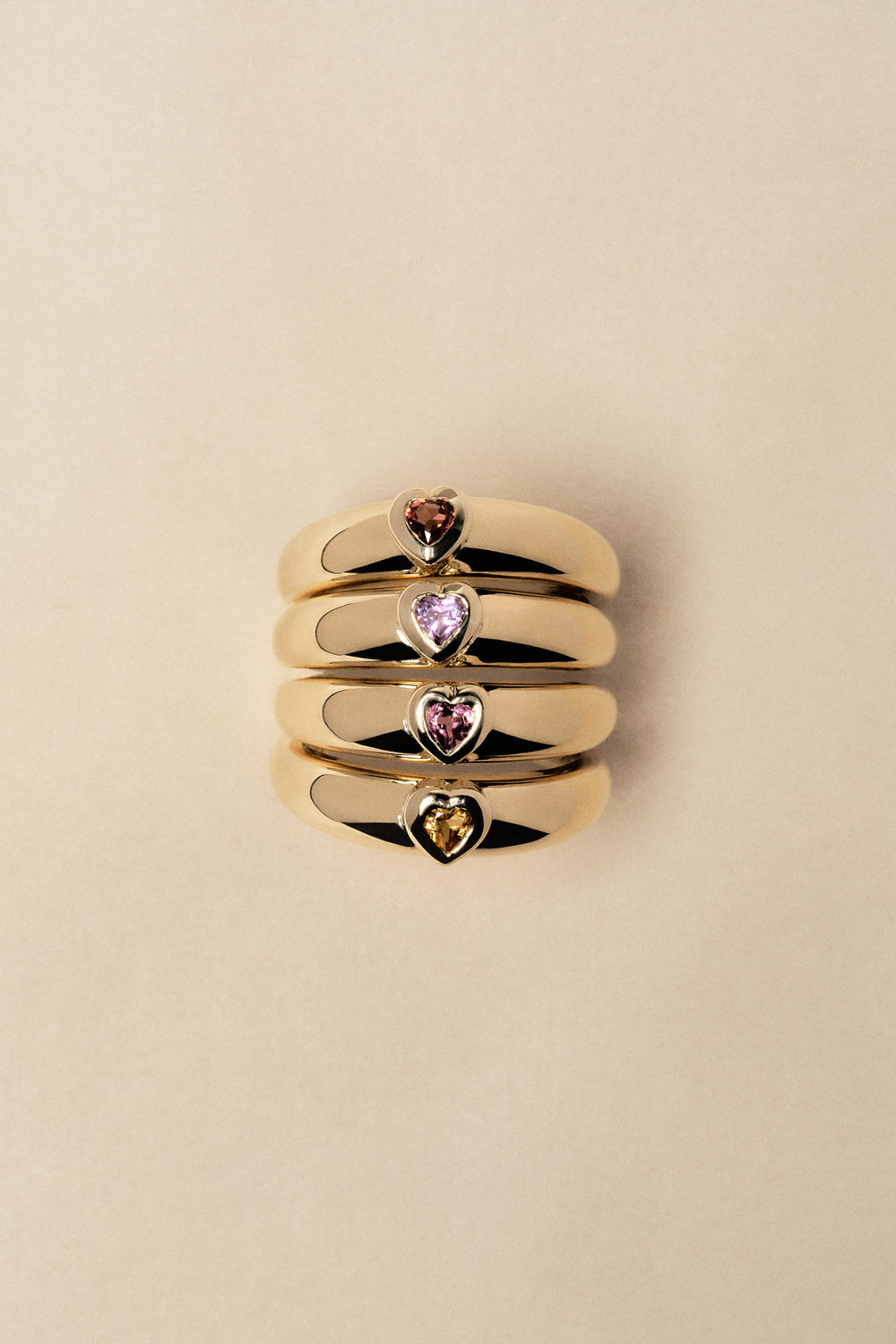 Roma Heart Ring | 9K Yellow Gold| Natasha Schweitzer