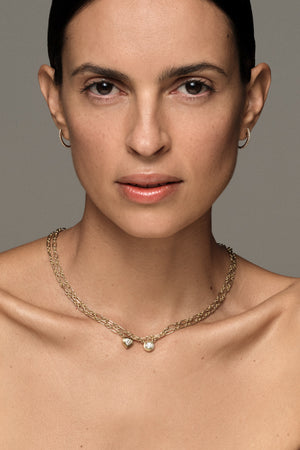 Small Lennox Necklace | Silver or White Gold | Natasha Schweitzer
