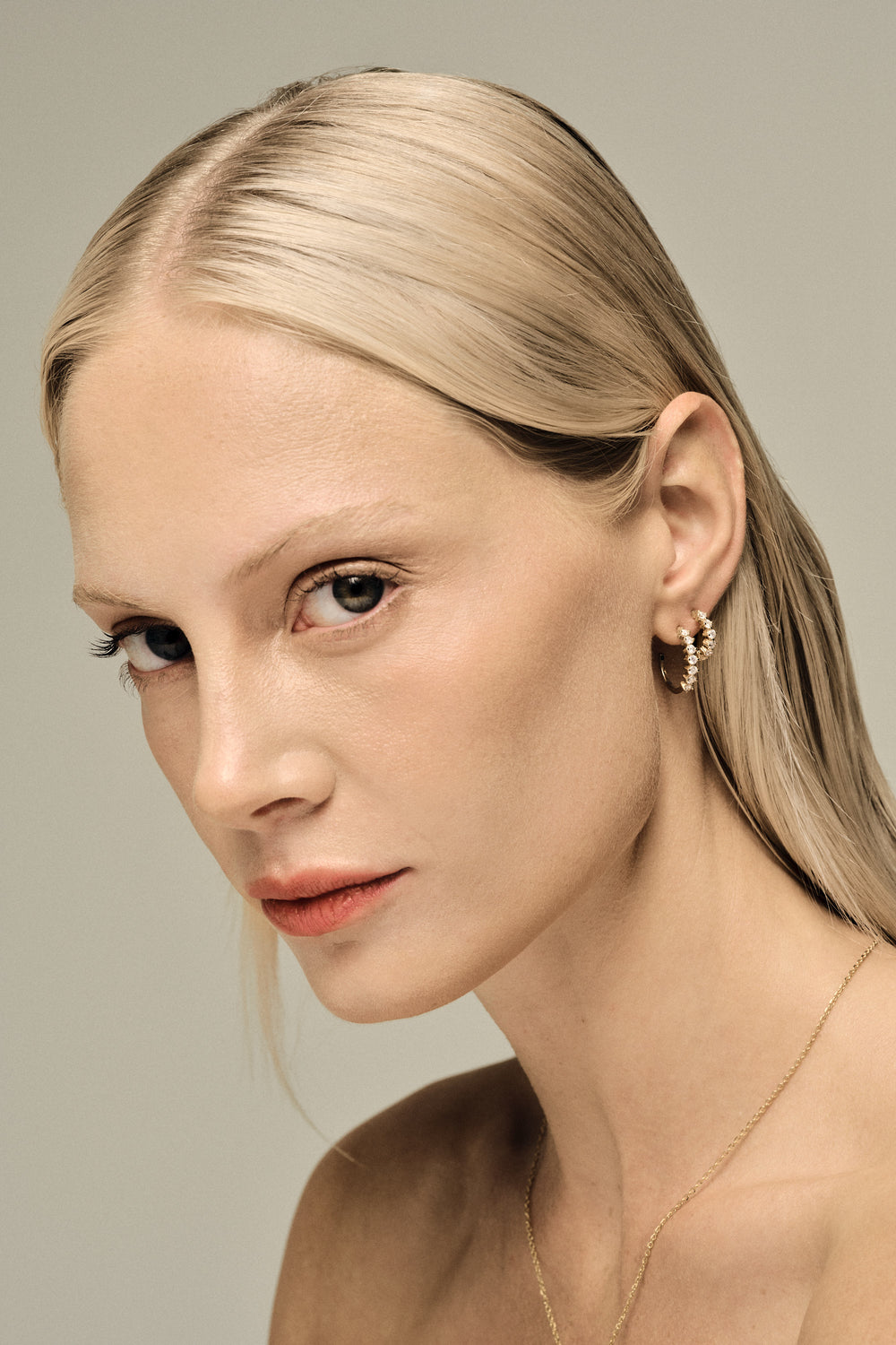 Mini Buttercup Diamond Hoops | Yellow Gold