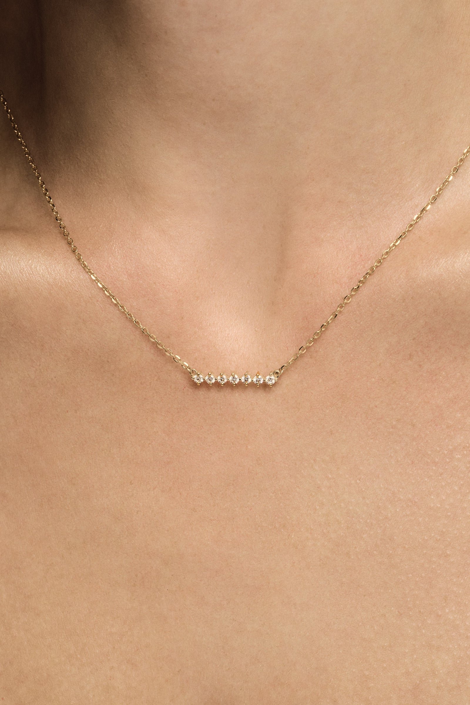 Buttercup Diamond Necklace | 18K White Gold| Natasha Schweitzer