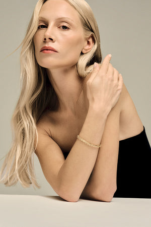 Mini Margot Bracelet | 9K Yellow Gold | Natasha Schweitzer
