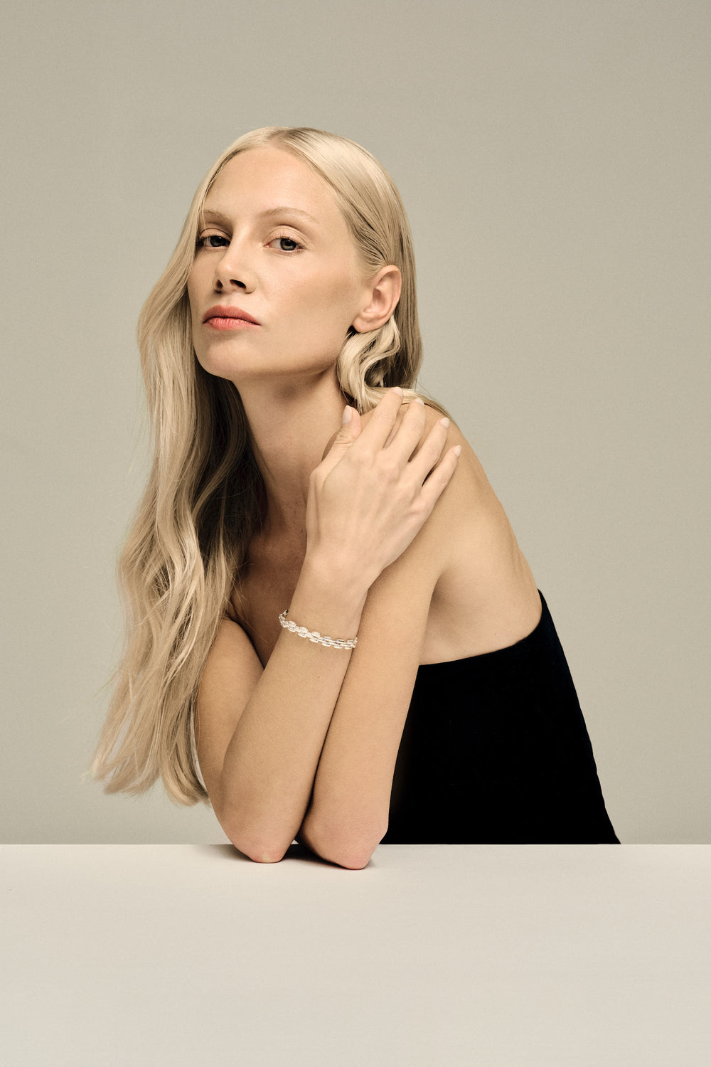 Margot Bracelet | Silver or 9K White Gold| Natasha Schweitzer