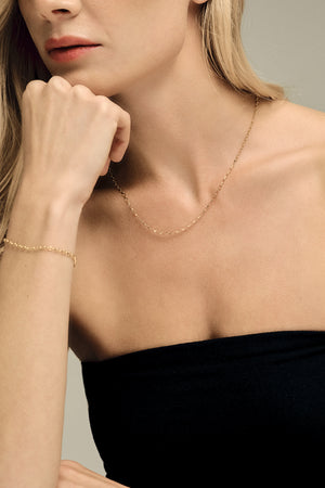 Mina Necklace | 9K Yellow Gold | Natasha Schweitzer