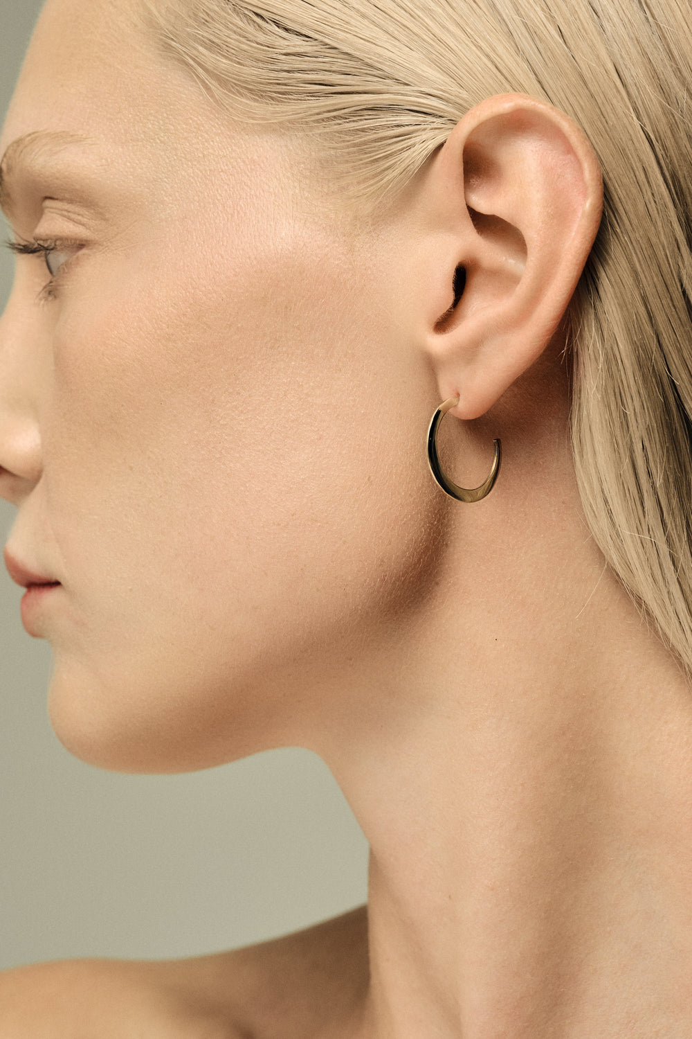 Single Band Hoops | 9K Yellow Gold