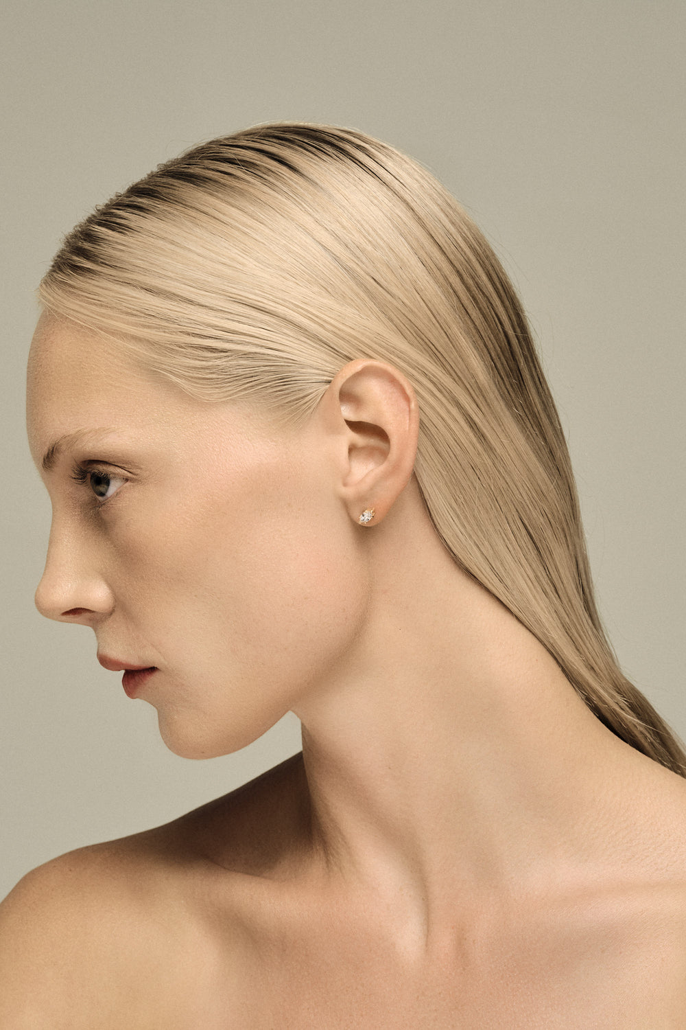 Marquise Diamond Studs | 18K Yellow Gold| Natasha Schweitzer