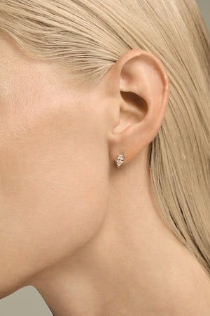 Marquise Diamond Studs | 18K White Gold | Natasha Schweitzer