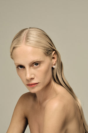 Pearl Studs | Silver | Natasha Schweitzer