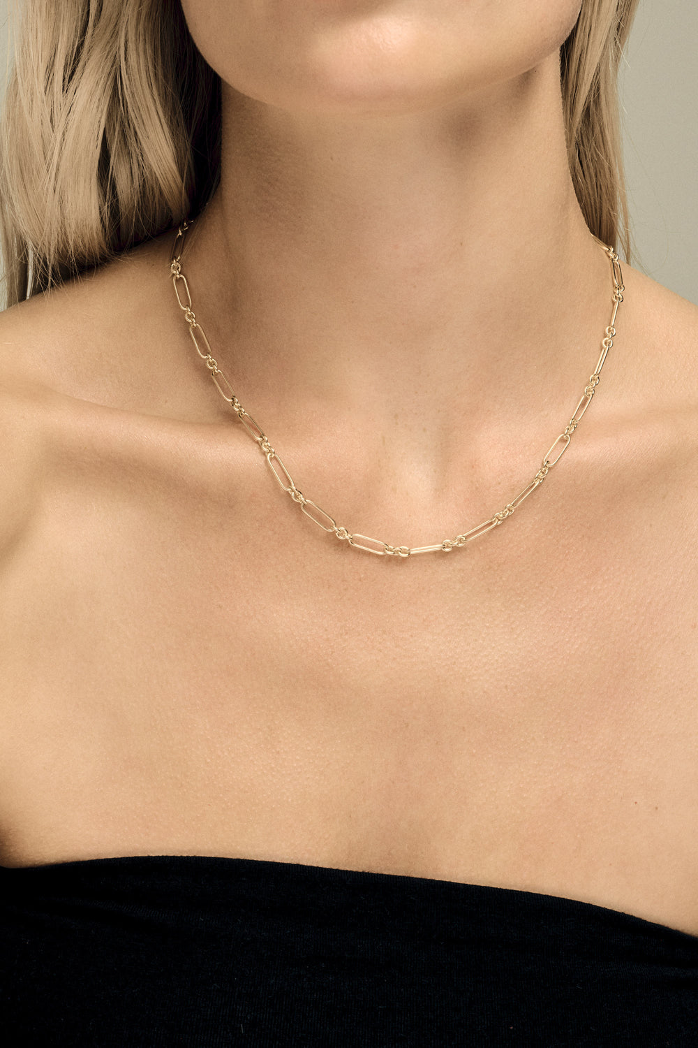 Medium Lennox Necklace | Yellow or Rose Gold