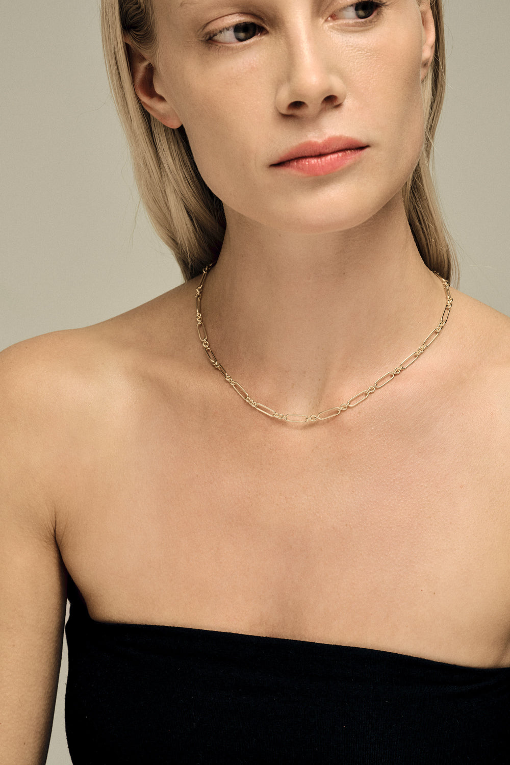Medium Lennox Necklace | Silver or White Gold