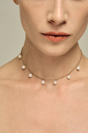 Lulu Choker | Yellow Gold | Natasha Schweitzer