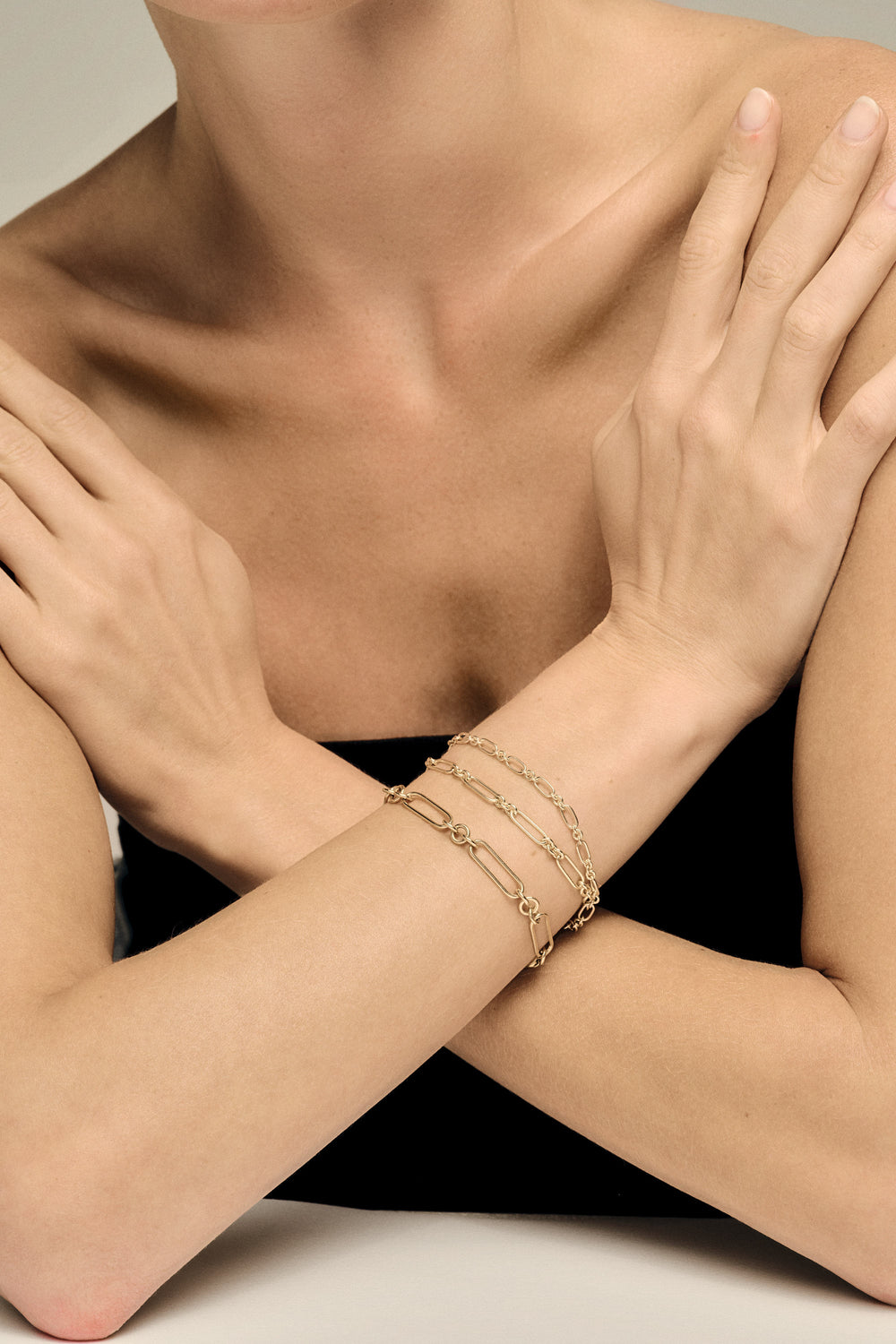 Small Lennox Bracelet | Silver or 9K White Gold| Natasha Schweitzer