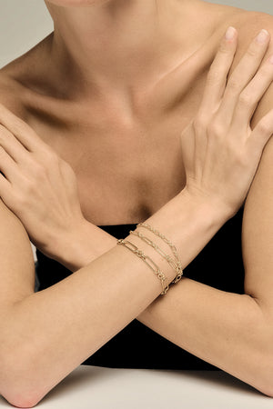 Small Lennox Bracelet | Silver or 9K White Gold | Natasha Schweitzer