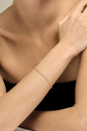 Small Lennox Bracelet | Silver or 9K White Gold | Natasha Schweitzer