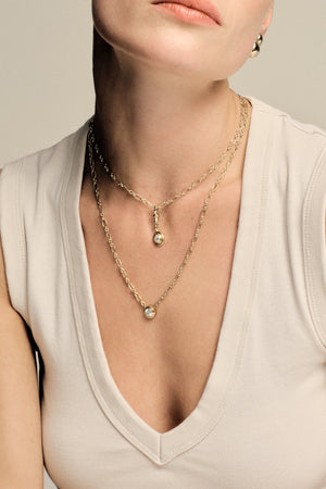 Oval Diamond Bezel Attachment | 18K White Gold | Natasha Schweitzer