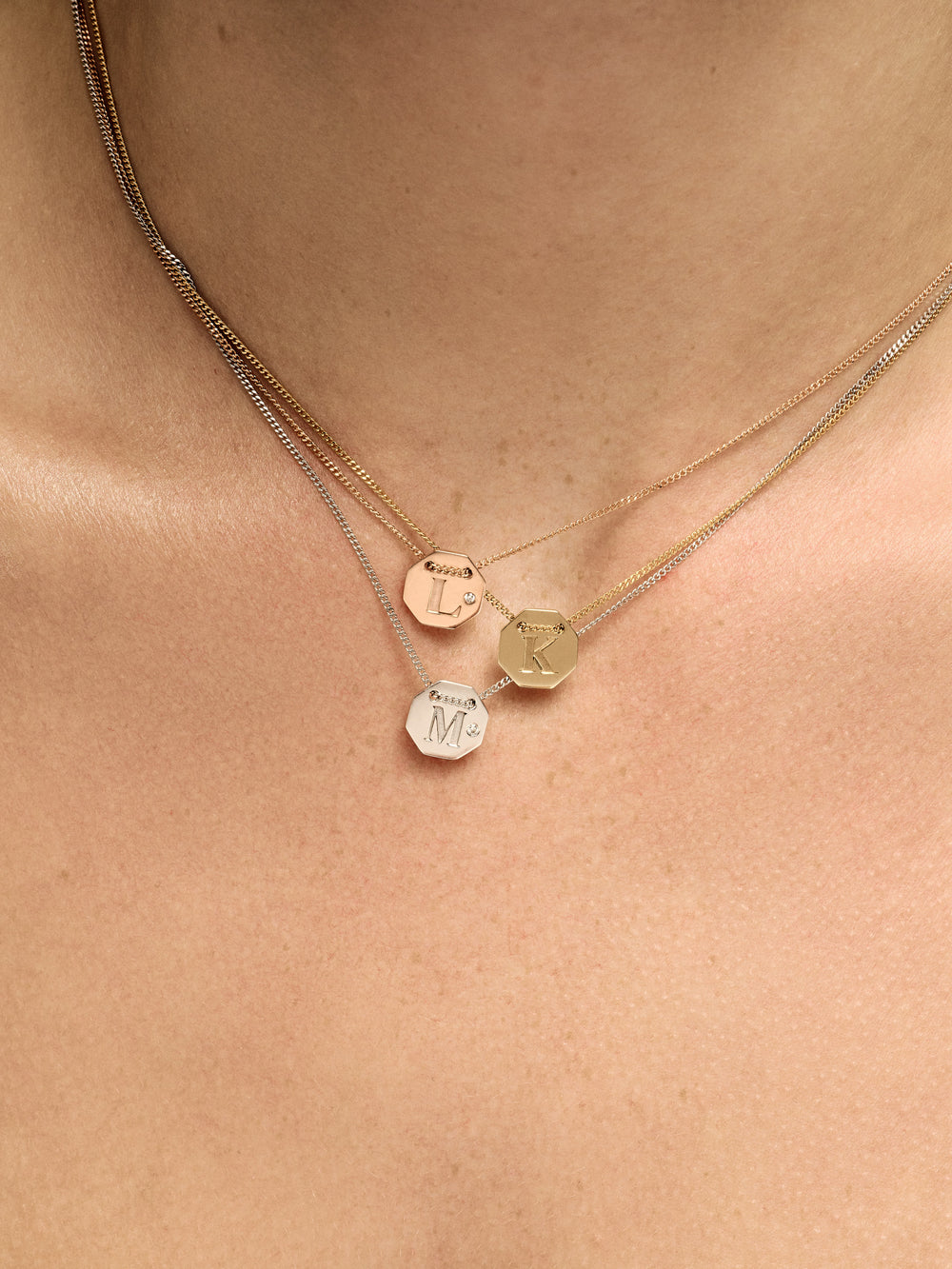 Letter Necklace | 9K Yellow Gold| Natasha Schweitzer