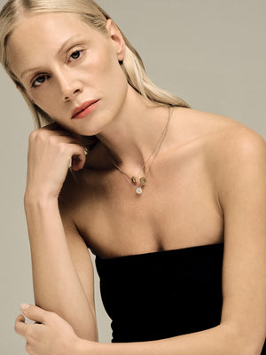 Letter Necklace | 9K Yellow Gold | Natasha Schweitzer