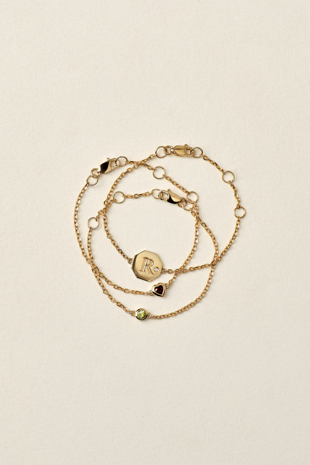 Baby Heart Bracelet | 9K Yellow Gold| Natasha Schweitzer
