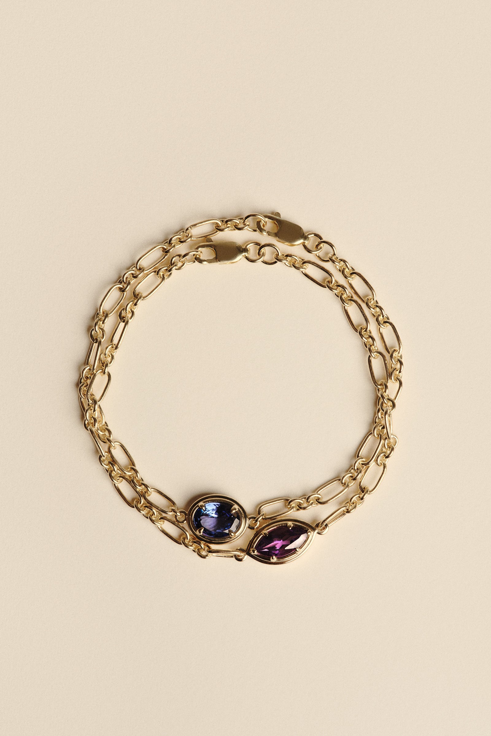Roma Pear Gemstone Bracelet | Yellow Gold| Natasha Schweitzer